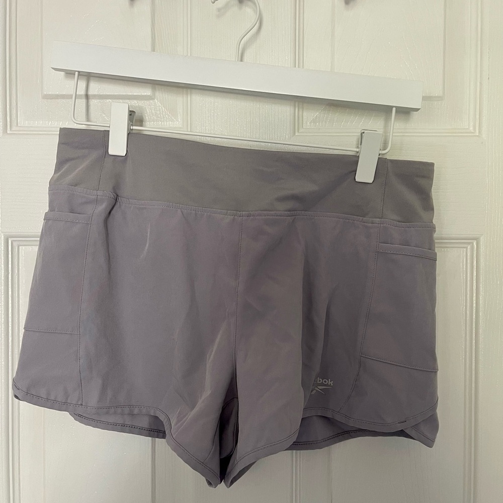 Reebok Women's Gray Athletic Shorts